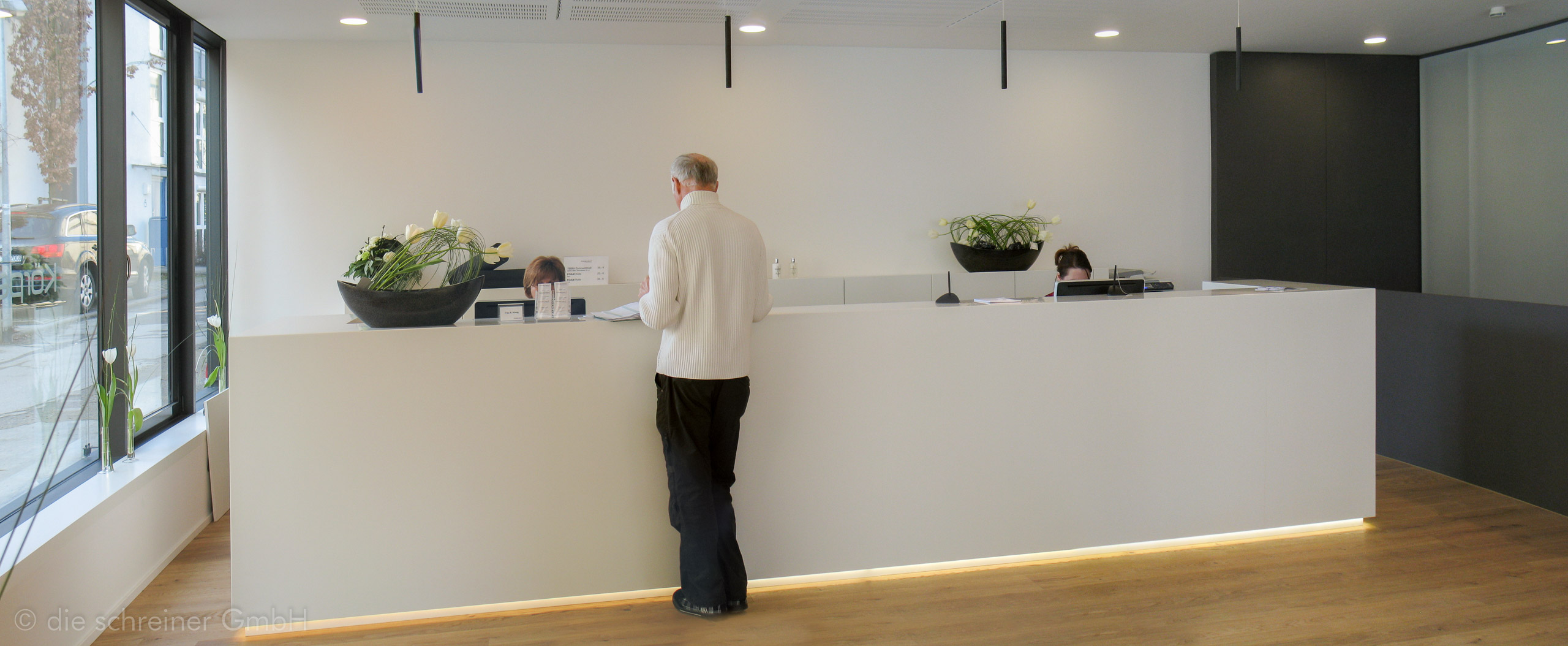 Empfangstheke Körperwerk