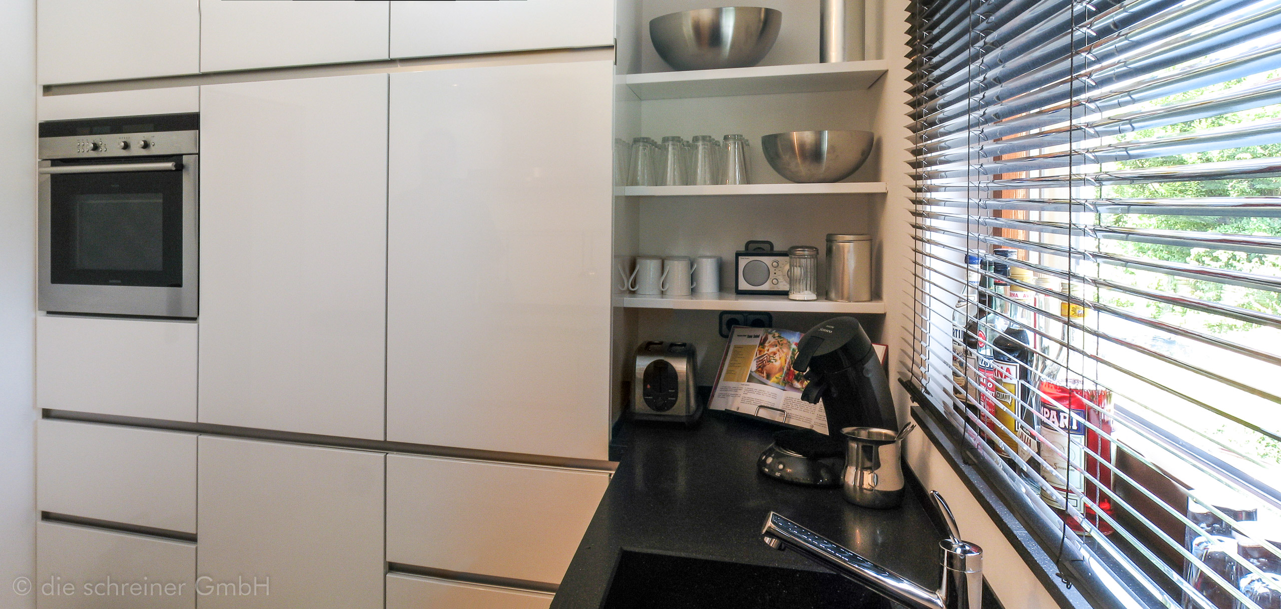 Küche Hochglanz weiß